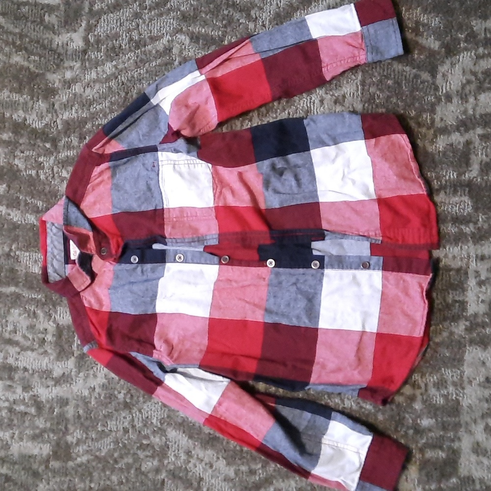 Cat & Jack button shirt.
